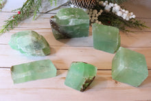 Load image into Gallery viewer, Raw Natural Green Calcite
