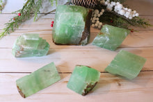 Load image into Gallery viewer, Raw Natural Green Calcite
